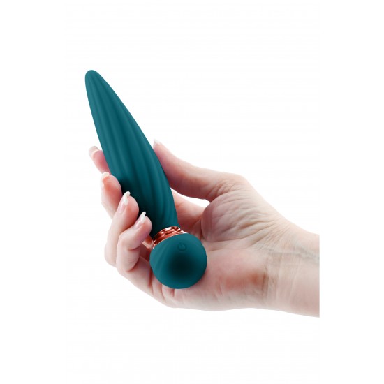 WAND SUGAR POP TWIST TEAL O Twist do Sugar Pop apresenta um eixo giratório e vibrações estrondosas. Envolto em silicone macio, a tecnologia inovadora do Sugar Pop Twist oferece um desempenho digno de palco. Resistente à água, recarregáv