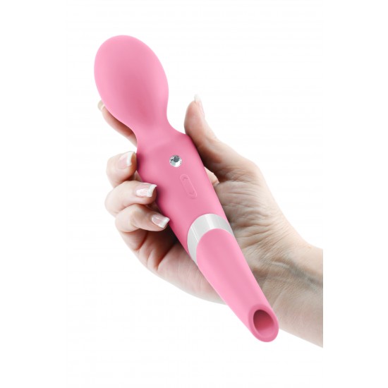 O Aurora da Sugar Pop reúne vários usos em um brinquedo. A alça do Aurora apresenta 10 padrões de tecnologia de pulsação de ar. A grande cabeça bulbosa produz vibrações alegres por meio de suas 3 velocidades e