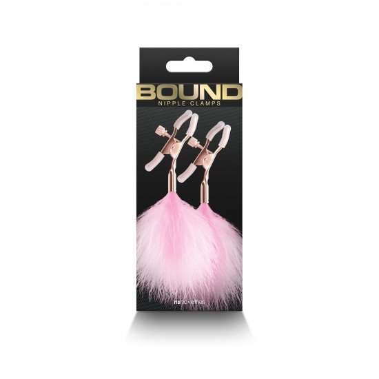 Bound Nipple Clamps são para sensações eróticas e estimulantes. Fabricadas em metal sem níquel, as pinças Bound possuem pontas de silicone para melhor conforto e ajuste. Disponível em vários formatos e cores. F