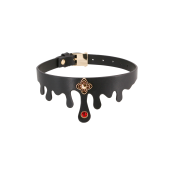 FETISH & FASHION ELVIRA COLLAR BLACK