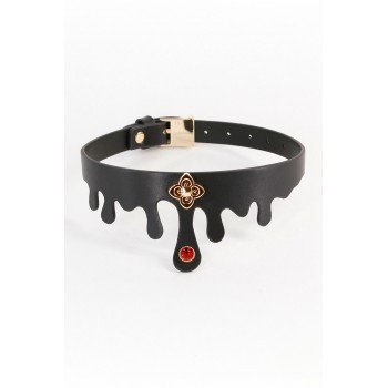 FETISH & FASHION ELVIRA COLLAR BLACK