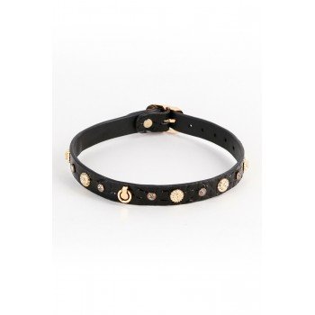 FETISH & FASHION ALINA COLLAR BLACK