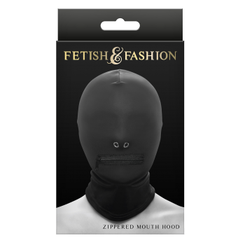 FETISH & FASHION Capuz com Fecho na Boca