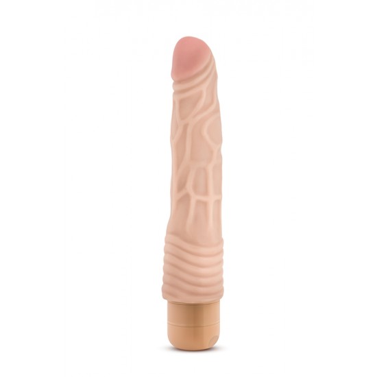 Seja um bom anfitrião e receba de braços abertos o Mr. Skin em sua casa!Vibrador realista com cabeça e corpo proeminente. Com botão rotativo na base para navegar entre as potentes e profundas vibrações multivelocidades.À