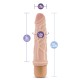 Seja um bom anfitrião e receba de braços abertos o Mr. Skin em sua casa!Vibrador realista com cabeça e corpo proeminente. Com botão rotativo na base para navegar entre as potentes e profundas vibrações multivelocidad