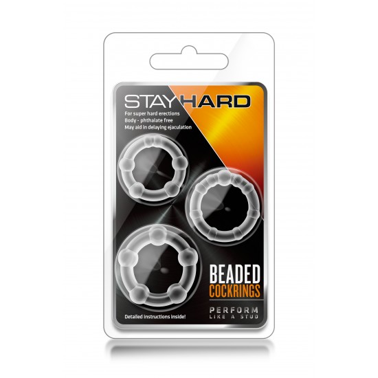 Delicie-se a si e à sua cara metade!Conjunto de 3 anéis de tamanhos diferentes para o pénis e testículos.Em material elástico e flexível que serve a qualquer tamanho. Pode utilizar individualmente cada um deles ou em con