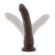 Dildo Realista c/ Base Sucção Dr. Skin Chocolate 20.3cm Castanho