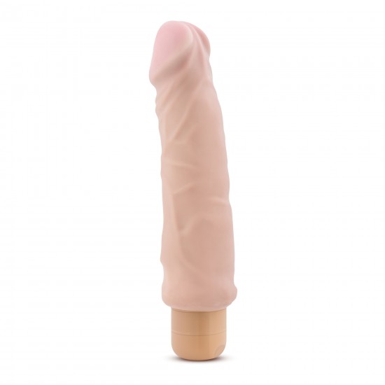 Para quem gosta bem ao natural!Vibrador sensual com toque e aspecto surpreendentemente real e multivelocidades. Com uma camada exterior suave e um eixo interno firme e flexível ao mesmo tempo, para se adaptar de forma pe