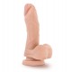 Para quem gosta ao natural!Dildo sensual com toque e aspecto surpreendentemente real. Com uma camada exterior suave e um eixo interno firme e flexível ao mesmo tempo, para se adaptar de forma perfeita às curvas do