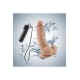Renda-se a este fantástico LOVERBOY.Vibrador de aspecto e toque realista com forte base de sucção para dar asas às suas aventuras mãos-livres. Com multivelocidades e intensas vibrações. Também compatível com o uso