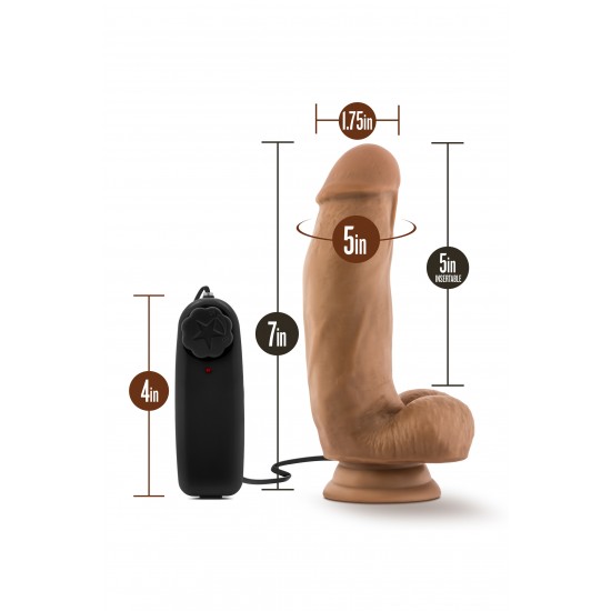 Renda-se a este fantástico LOVERBOY.Vibrador de aspecto e toque realista com forte base de sucção para dar asas às suas aventuras mãos-livres. Com multivelocidades e intensas vibrações. Também compatível com o uso de arn