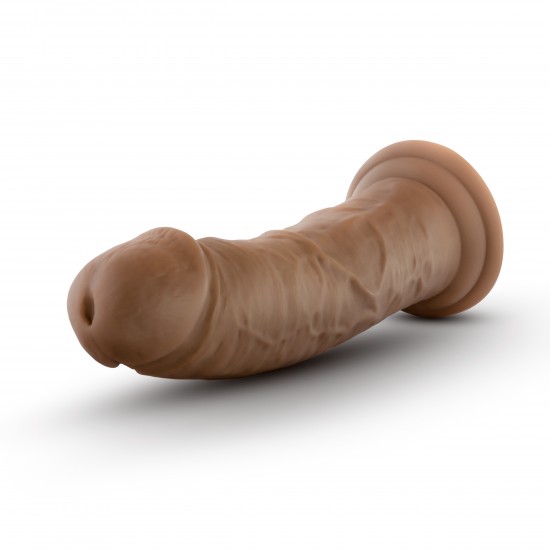 Para quem gosta ao natural!Dildo sensual com toque e aspecto surpreendentemente real. Com uma camada exterior suave e um eixo interno firme e flexível ao mesmo tempo, para se adaptar de forma perfeita às curvas do
