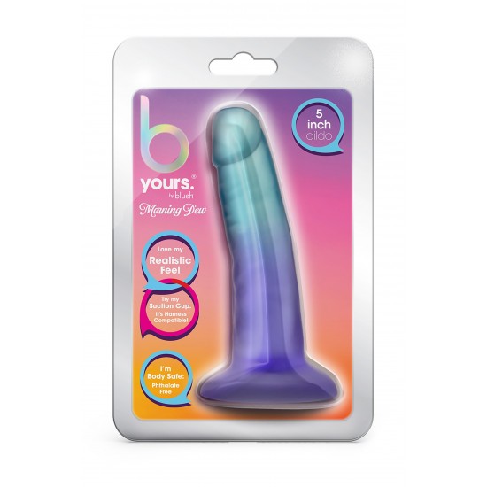 O B Yours Morning Dew é um vibrador lindo e realista com uma base de ventosa resistente que adere a qualquer superfície lisa e plana para momentos a sós! Ou aproveite com um parceiro para uma brincadeira com arnês! Este