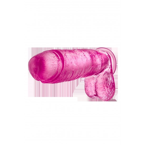 Realize sua fantasia! O Blush B Yours Plus Big 'n' Bulky é um vibrador realista para estimulação do ponto G e do ponto P, com uma base de ventosa forte que adere a qualquer superfície lisa e plana para uso sem as mãos. O