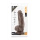 Dildo Realista Dr. Skin Mr Smith Chocolate 11.5cm Castanho Seja um bom anfitrião e receba de braços abertos o Dr. Skin em sua casa!Dildo realista com cabeça e corpo proeminente bem esculturados para imitação do pénis real. Com forte base de succção para que possa desfrutar d