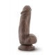 Dildo Realista Dr. Skin Mr Smith Chocolate 11.5cm Castanho Seja um bom anfitrião e receba de braços abertos o Dr. Skin em sua casa!Dildo realista com cabeça e corpo proeminente bem esculturados para imitação do pénis real. Com forte base de succção para que possa desfrutar d
