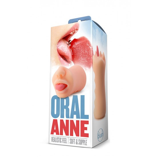 Masturbador Masculino Boca Realista Oral Anne X5 Men Pele Réplica fidedigna de uma sensual jovem mulher, através da utilização da tecnologia scanning 3D. Em material suave, elástico e seguro para o corpo.Inclui um túnel de amor irregular e texturado que lhe vai massajar o pénis