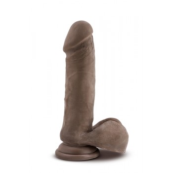 Dildo Realista Sensa Feel Au Naturel Chocolate 15cm Castanho