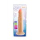 Para quem gosta ao natural!Dildo sensual com toque e aspecto surpreendentemente real. Com uma camada exterior suave e um eixo interno firme e flexível ao mesmo tempo, para se adaptar de forma perfeita às curvas do