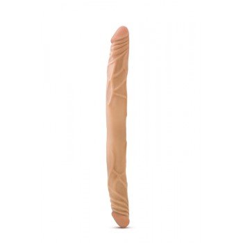 Dildo Duplo Realista bYours Latino 35cm Castanho