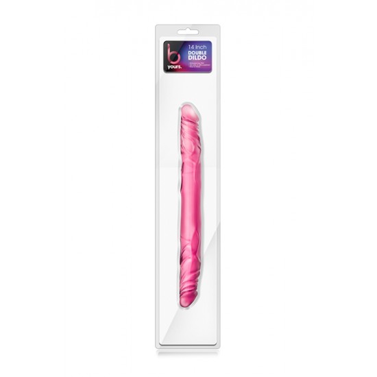 Prazer a dobrar extra longo?! Já é seu?!Dildo com uma cabeça pronunciada em cada uma das pontas, de toque e sensação realista para que possa desfrutar de uma experiência simplesmente inesquecível!Flexível o suficiente pa