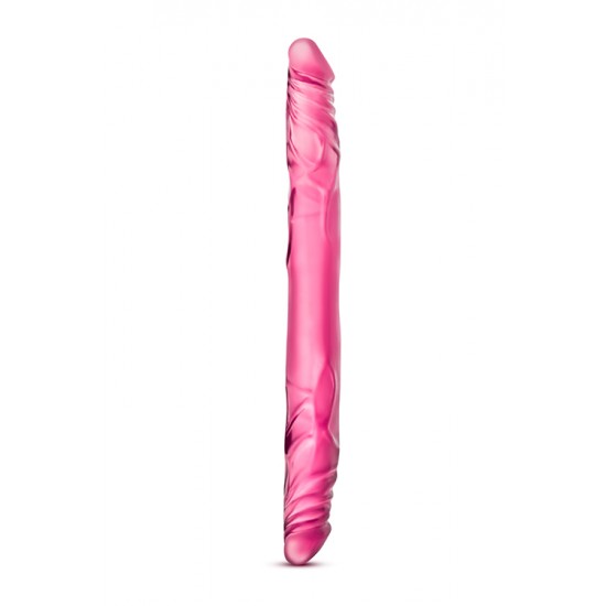 Prazer a dobrar extra longo?! Já é seu?!Dildo com uma cabeça pronunciada em cada uma das pontas, de toque e sensação realista para que possa desfrutar de uma experiência simplesmente inesquecível!Flexível o suficiente pa