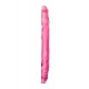 Prazer a dobrar extra longo?! Já é seu?!Dildo com uma cabeça pronunciada em cada uma das pontas, de toque e sensação realista para que possa desfrutar de uma experiência simplesmente inesquecível!Flexível o suficiente pa