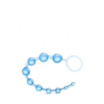 Cordão Pérolas Anal bYours Basic Azul