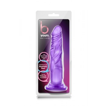 Dildo Realista bYours Sweet n Hard 5 17cm Roxo