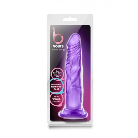 Dildo Realista bYours Sweet n Hard 5 17cm Roxo Dildo Realista bYours Sweet n Hard 5 17cm Roxo