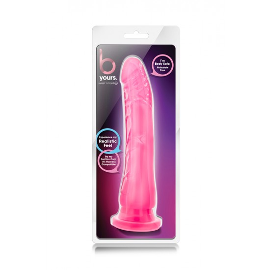 Navegue por entre todas as saliências e irregularidades fabulosas deste dildo.Dildo com 20cm de comprimento de aspecto e toque realista. Com eixo ligeiramente afunilado para uma inserção confortável e fácil e brincadei