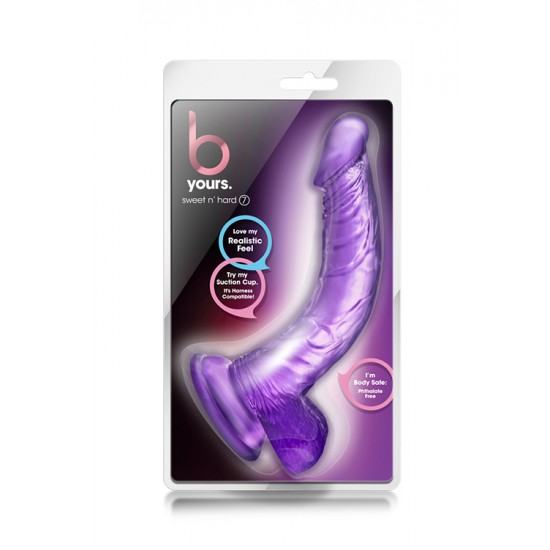 Navegue por entre todas as saliências e irregularidades maravilhosas deste dildo.Dildo com 17.5cm de comprimento, aspecto realista e confortável de usar. Com uma base de sucção para brincadeiras de mãos livres e compatív