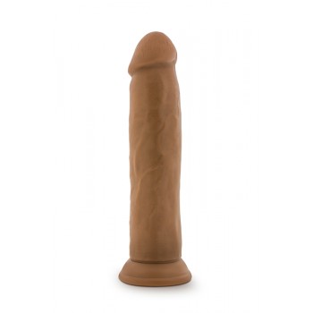 Dildo Realista c/ Base Sucção Dr. Skin Mocha 22cm Castanho