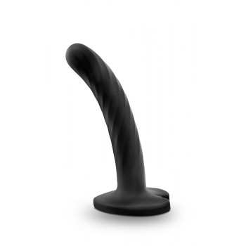 Dildo Pequeno Twist Temptasia Ponto-G 10cm Preto