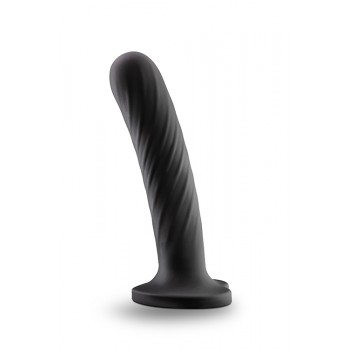 Dildo Grande Twist Temptasia Ponto-G 15cm Preto