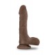 Para quem gosta ao natural!Dildo sensual com toque e aspecto surpreendentemente real. Com uma camada exterior suave e um eixo interno firme e flexível ao mesmo tempo, para se adaptar de forma perfeita às curvas do seu co