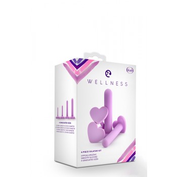 Conjunto 4 Dilatadores Vaginais Wellness Roxo