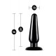 Para todos os que procuram novas sensações e prazeres a solo ou acompanhado! A Anal Adventures oferece opções anatomicamente direcionadas por onde escolher. O kit Basic Plug inclui 3 plugs graduados sendo perfeito para u