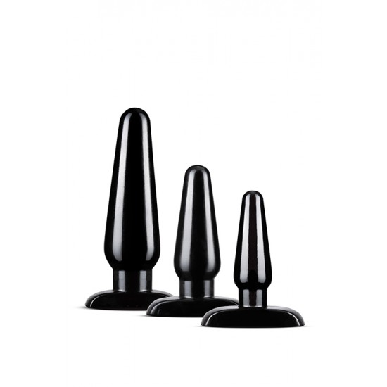 Para todos os que procuram novas sensações e prazeres a solo ou acompanhado! A Anal Adventures oferece opções anatomicamente direcionadas por onde escolher. O kit Basic Plug inclui 3 plugs graduados sendo perfeito para u