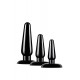 Para todos os que procuram novas sensações e prazeres a solo ou acompanhado! A Anal Adventures oferece opções anatomicamente direcionadas por onde escolher. O kit Basic Plug inclui 3 plugs graduados sendo perfeito para u