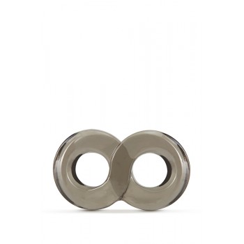 STAY HARD COCK RING AND BALL STRAP BLACK