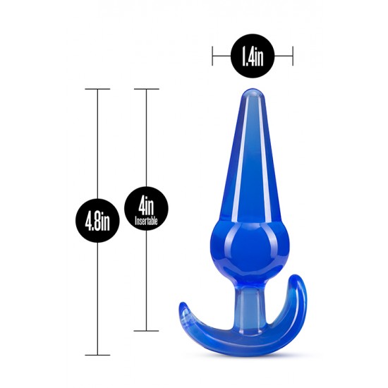 O plug anal B Yours Large foi projetado para proporcionar conforto e alargamento ideais! A ponta cónica permite que o plug deslize com facilidade e expanda a sua abertura com um bolbo suavemente arredondado. Em material