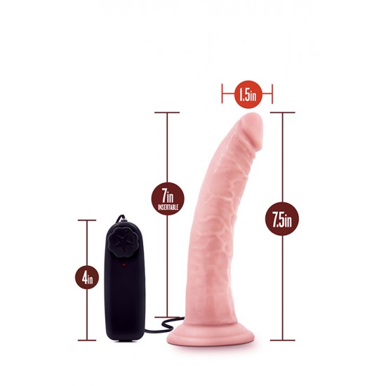 Seja um bom anfitrião e receba de braços abertos o Dr. Skin em sua casa! Vibrador realista com cabeça e corpo proeminente. Com forte base de sucção para que possa desfrutar de excitantes aventuras "mãos-livres", ligeira