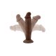 Os Dildos Posáveis ​​Dr. Skin Plus são incrivelmente realistas e vêm com um eixo posável que mantém a posição desejada dentro do seu corpo para conforto durante a brincadeira, se adaptando para seu prazer. Sensa Feel Plu