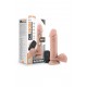 DR. SKIN SILICONE DR. BECKHAM 7 INCH THUMPING DILDO WITH REMOTE CONTROL VANILLA