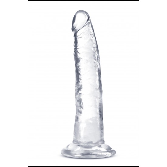 Blush B Yours Plus Lust n' Thrust é um vibrador realista com uma ligeira curva para estimulação do ponto G e do ponto P e uma base de ventosa robusta que se prende a qualquer superfície plana e lisa para tempo solo.&nbsp