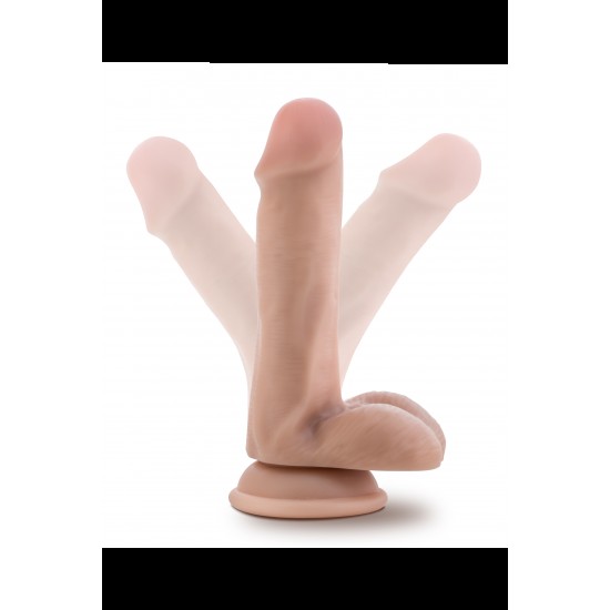 Os Dildos Posable Dr. Skin Plus são incrivelmente realistas e vêm com um eixo articulável que mantém a posição desejada dentro do seu corpo para conforto durante o jogo, adaptando-se para o seu prazer. Sensa Feel Pl