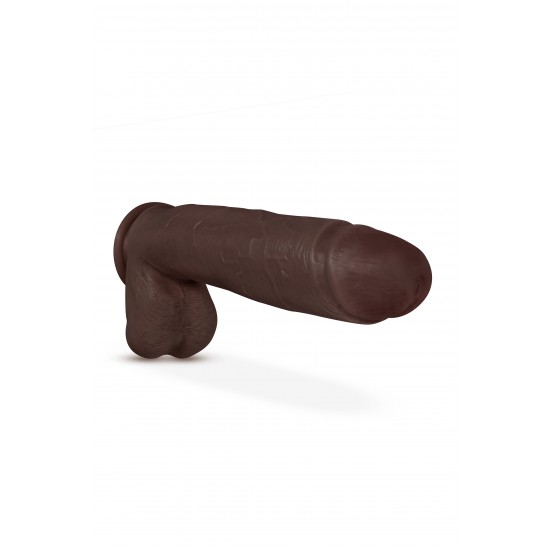 AU NATUREL HUGE 10 DILDO CHOCOLATE AU NATUREL HUGE 10 DILDO CHOCOLATE