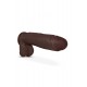 AU NATUREL HUGE 10 DILDO CHOCOLATE AU NATUREL HUGE 10 DILDO CHOCOLATE