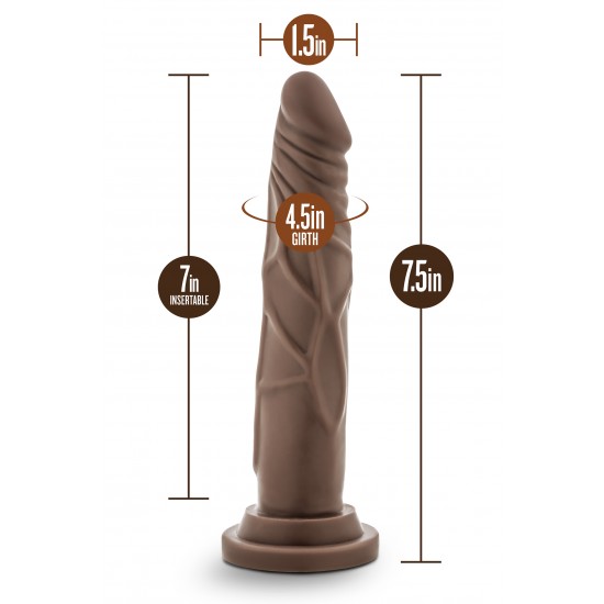O médico vai te atender agora! O Dr. Carter é meticulosamente criado para parecer incrivelmente realista. Construído com uma potente ventosa, você pode fixar este dildo Dr. Skin em qualquer superfície lisa e limpa para b